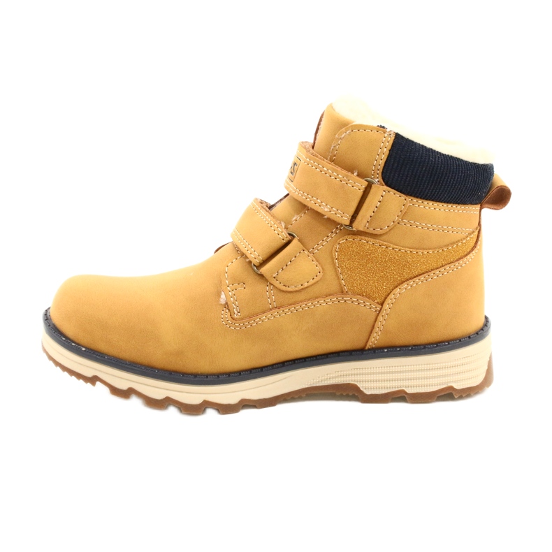 Facsizma tépőzárral Camel News 21DZ20-4307 sárga 2