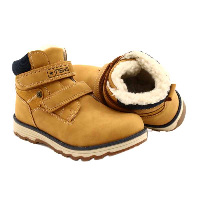 Facsizma tépőzárral Camel News 21DZ20-4307 sárga 6