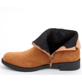 Camel MR-10 Camel lapos női csizma barna 1