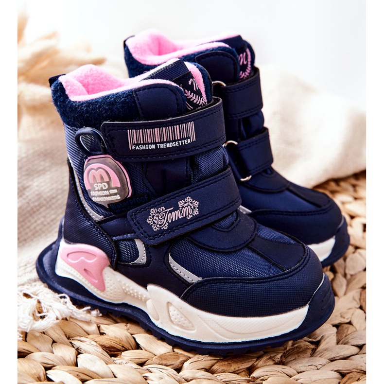 PJ2 Gyermek meleg hócsizma sötétkék Nemi csizma 1