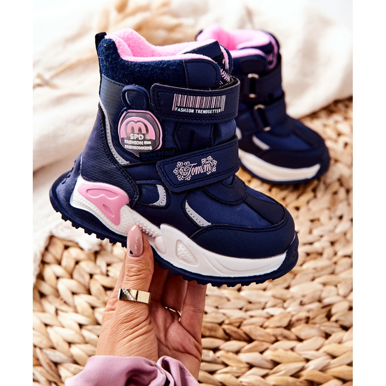 PJ2 Gyermek meleg hócsizma sötétkék Nemi csizma 2