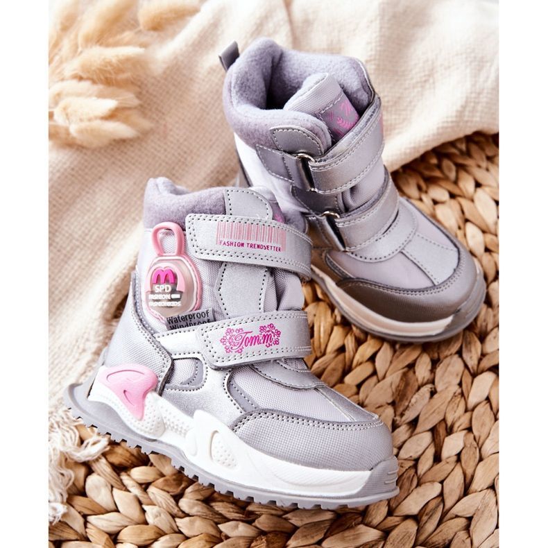 PJ2 Gyermek meleg hócsizma Csizma Ezüst Nemi 2