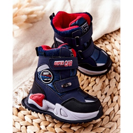 PJ2 Meleg hócsizma Csizma tépőzárral Navy Blue Rizie sötétkék 2 PJ2 Meleg hócsizma Csizma tépőzárral Navy Blue Rizie sötétkék 2