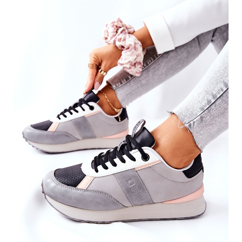 Sportcipők Memory Foam Big Star II274398 Szürke-Fekete 2