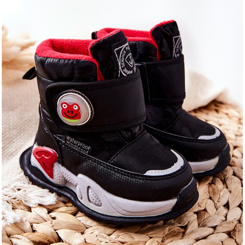 PJ2 Gyermek Hócipő Csizma Frenzie fekete 1 PJ2 Gyermek Hócipő Csizma Frenzie fekete 1