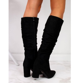 Csizma szigetelt, gyűrött Vinceza W JAN42A fekete 1