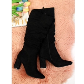 Csizma szigetelt, gyűrött Vinceza W JAN42A fekete 2