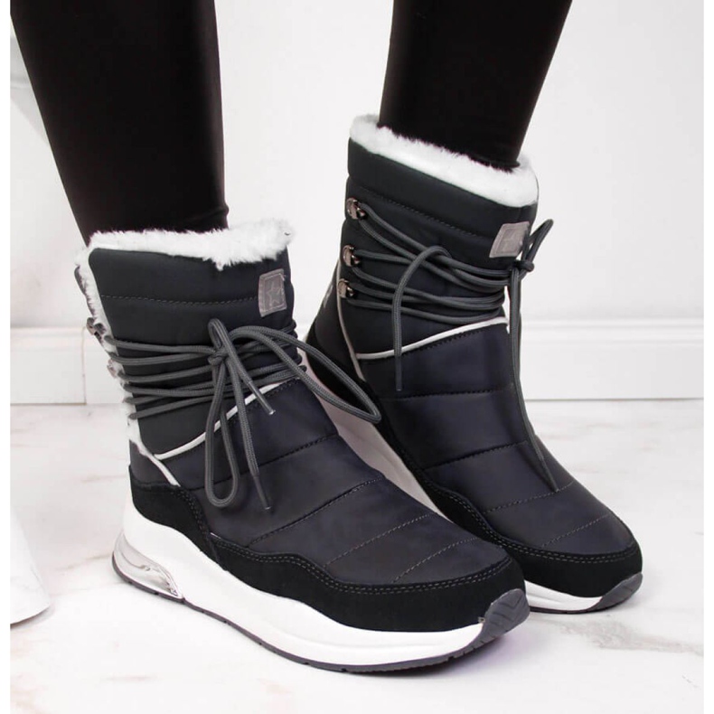 Szürke szigetelésű hócsizma Big Star W II274281 2 Szürke szigetelésű hócsizma Big Star W II274281 2