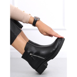 Női Chelsea csizma Kora Black fekete 2