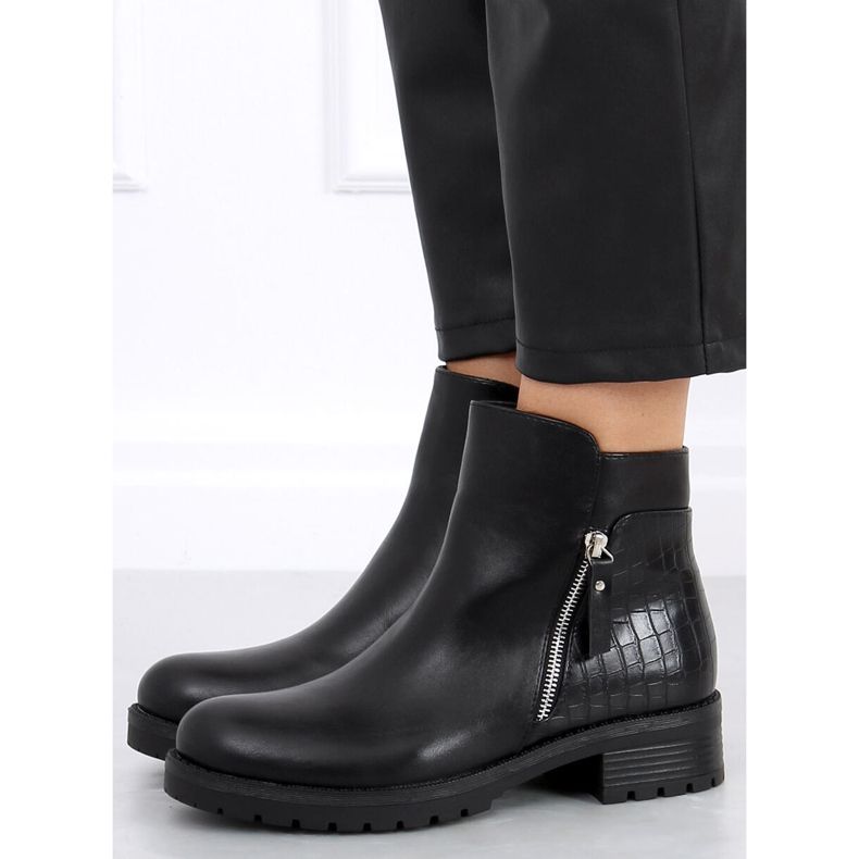 Női Chelsea csizma Kora Black fekete 1