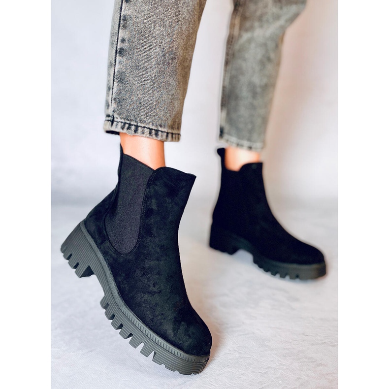 Csúnya fekete női Chelsea csizma 1 Csúnya fekete női Chelsea csizma 1