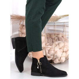 Női Chelsea csizma Viki Black fekete 2