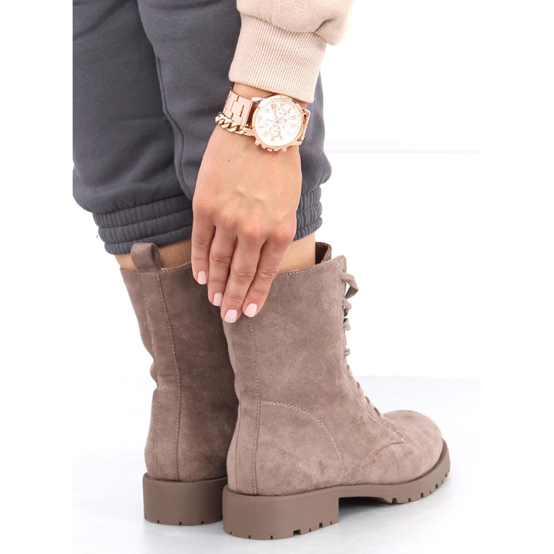 Bente Khaki fűzős munkásai bézs 1