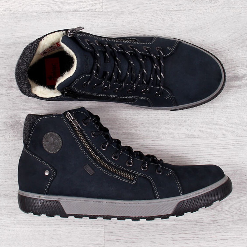 Szigetelt csizma Rieker 38920 M sötétkék 2