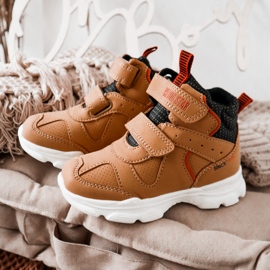 Gyermek túracipő Big Star II374094 Camel barna 2