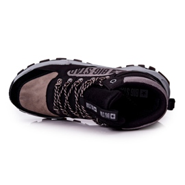 Férfi túracipő Big Star II174203 Fekete-szürke bézs 1