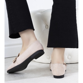 Bézs színű cipók arany Verreau díszítéssel 2