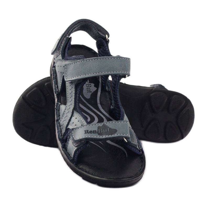 Rugalmas szandál Ren But 4256 szürke sokszínű 3