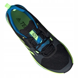 Adidas Terrex Two Gtx M FV8102 cipő fekete zöld 4