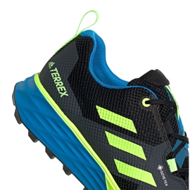 Adidas Terrex Two Gtx M FV8102 cipő fekete zöld 6