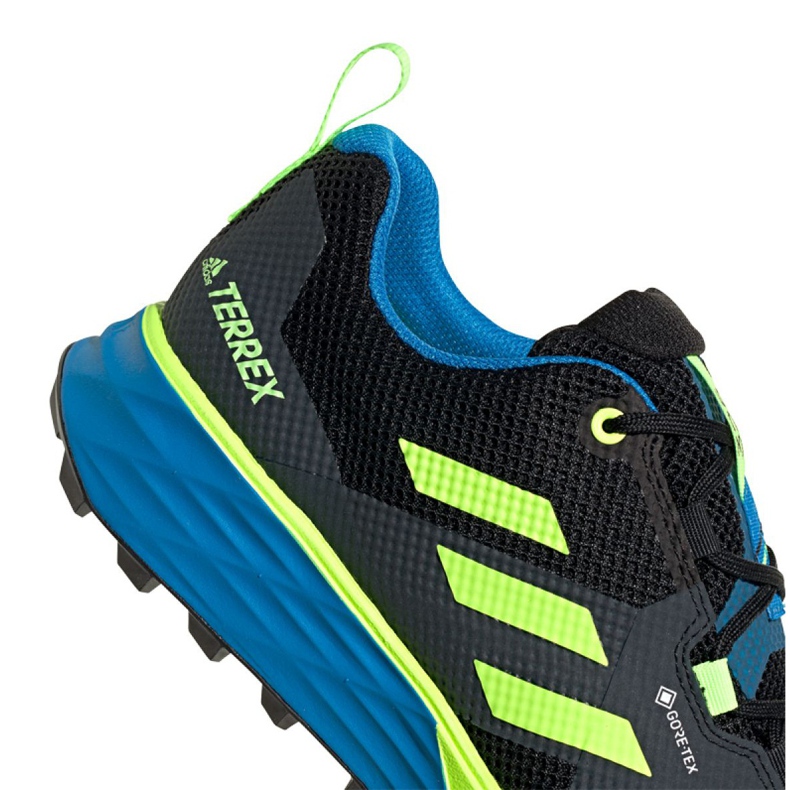 Adidas Terrex Two Gtx M FV8102 cipő fekete zöld 6