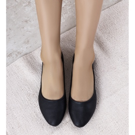 Fekete öko-velúr balerinák a Silmától 1