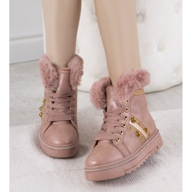 Bernal rózsaszín téli cipők 2