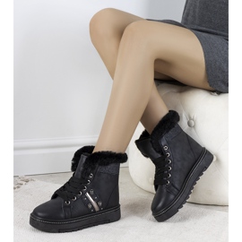 Bernal fekete téli cipők 1