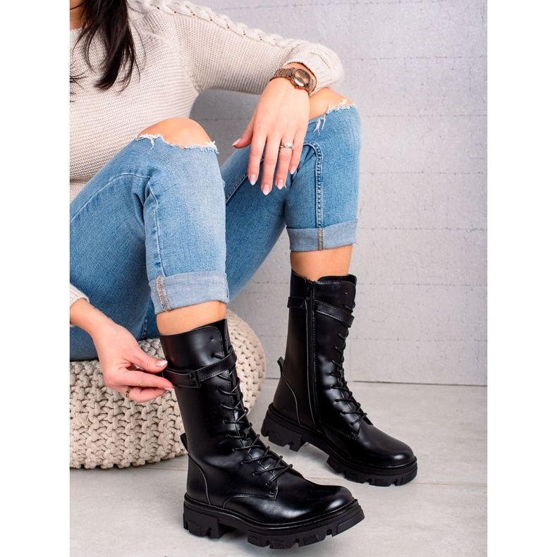 Klasszikus Sergio Leone csizma fekete 1 Klasszikus Sergio Leone csizma fekete 1