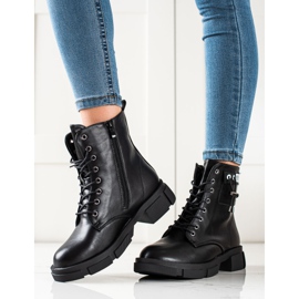 Goodin Fekete fűzős táskák díszekkel 2