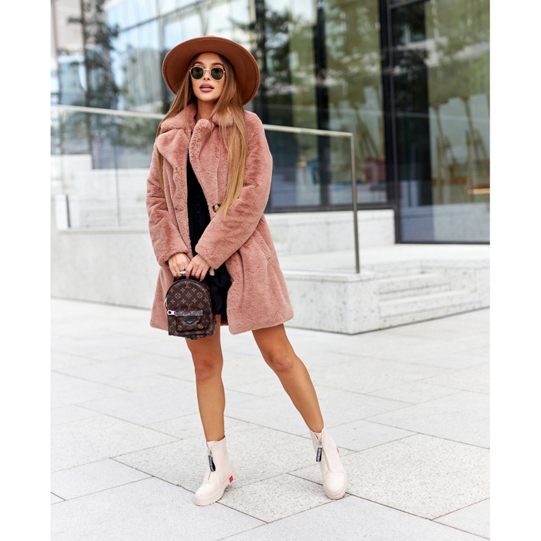 PS1 Női csizma a platformon Bézs Charlee 1