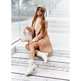 PE1 Magas csizma Workery Bézs Rozelle 2