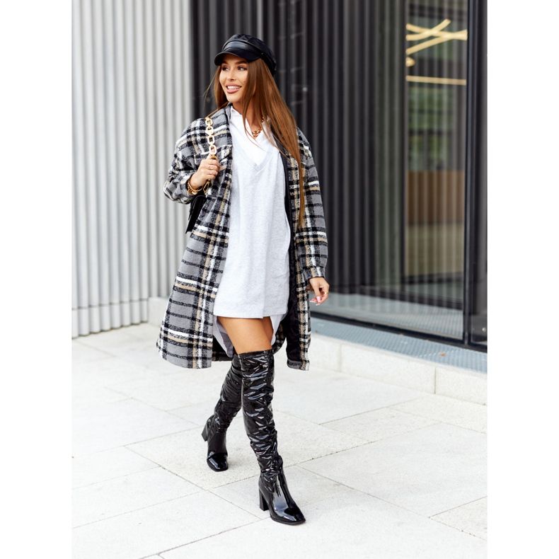 PS1 Fekete Macey latex csizma 1 PS1 Fekete Macey latex csizma 1