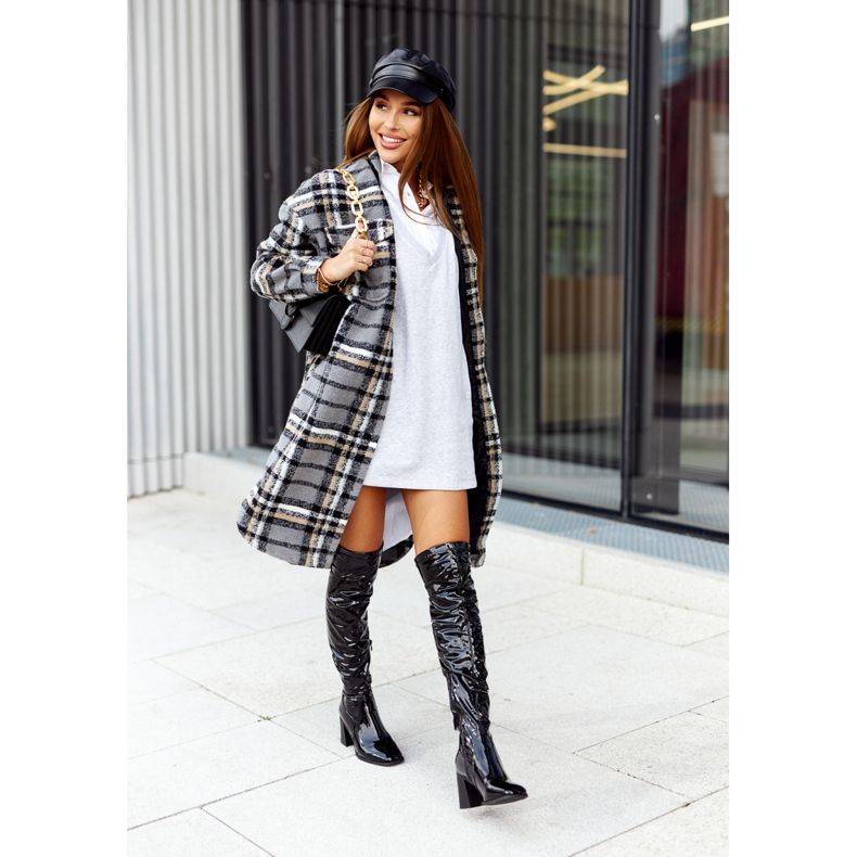 PS1 Fekete Macey latex csizma 2 PS1 Fekete Macey latex csizma 2