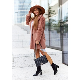 Bőr csizma egy poszton Laura Messi fekete 2262 1