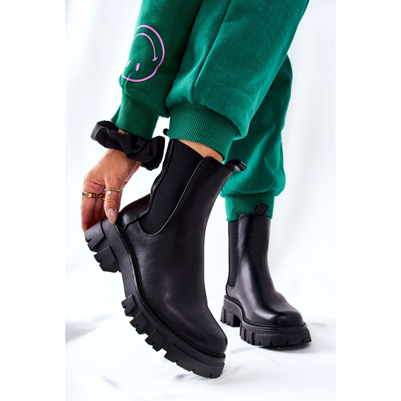 Fekete Hallam fekete Jodhpur csizma 1