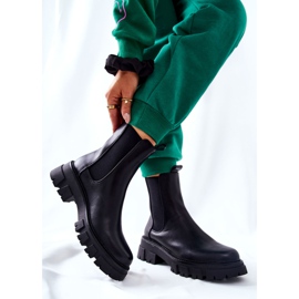 Fekete Hallam fekete Jodhpur csizma 2