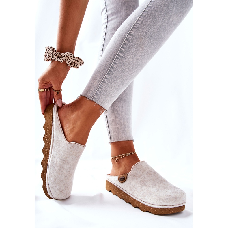 Papucs Profilaktikus Inblu Papucs Bézs DK20FE01W 2 Papucs Profilaktikus Inblu Papucs Bézs DK20FE01W 2