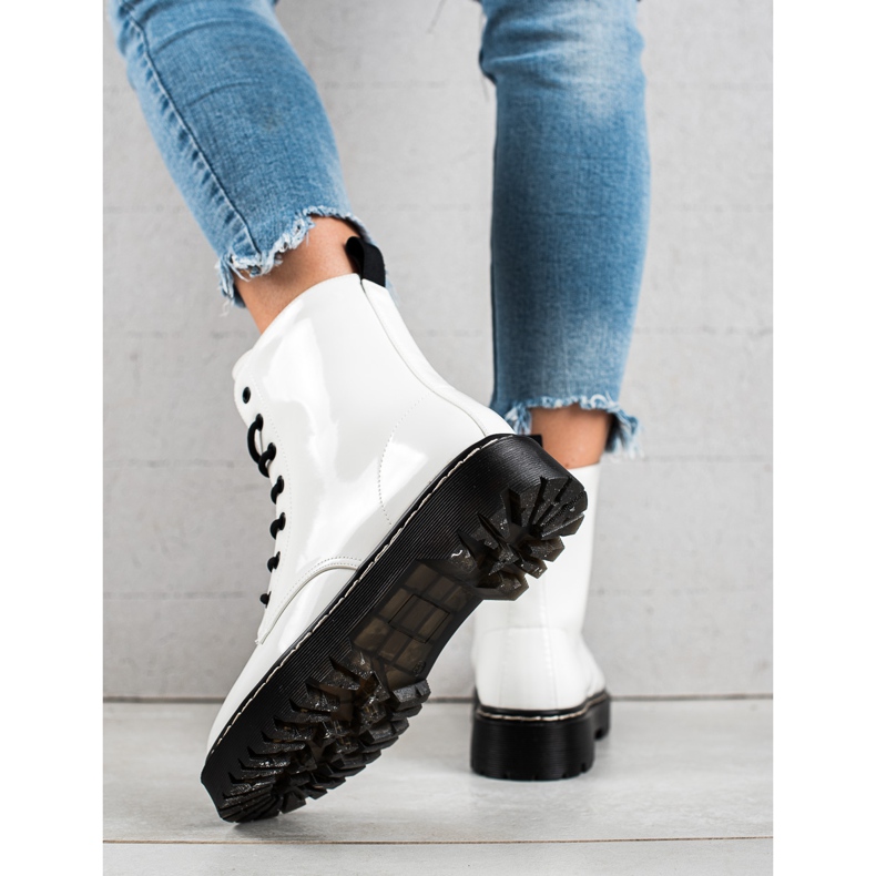 Vinceza Stílusos, meleg trapperek fehér 1