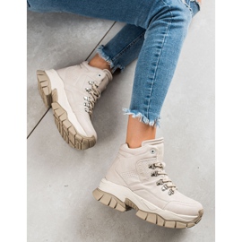 Női csizma Big Star II274331 bézs 1