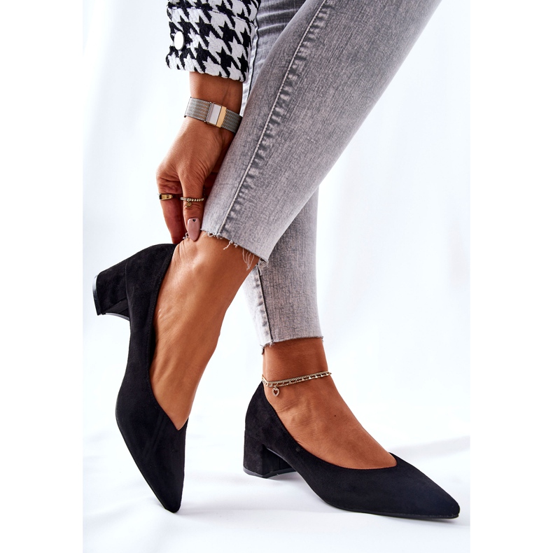 PG1 Velúr Pumpák Egy Fekete Rossie Postán 2