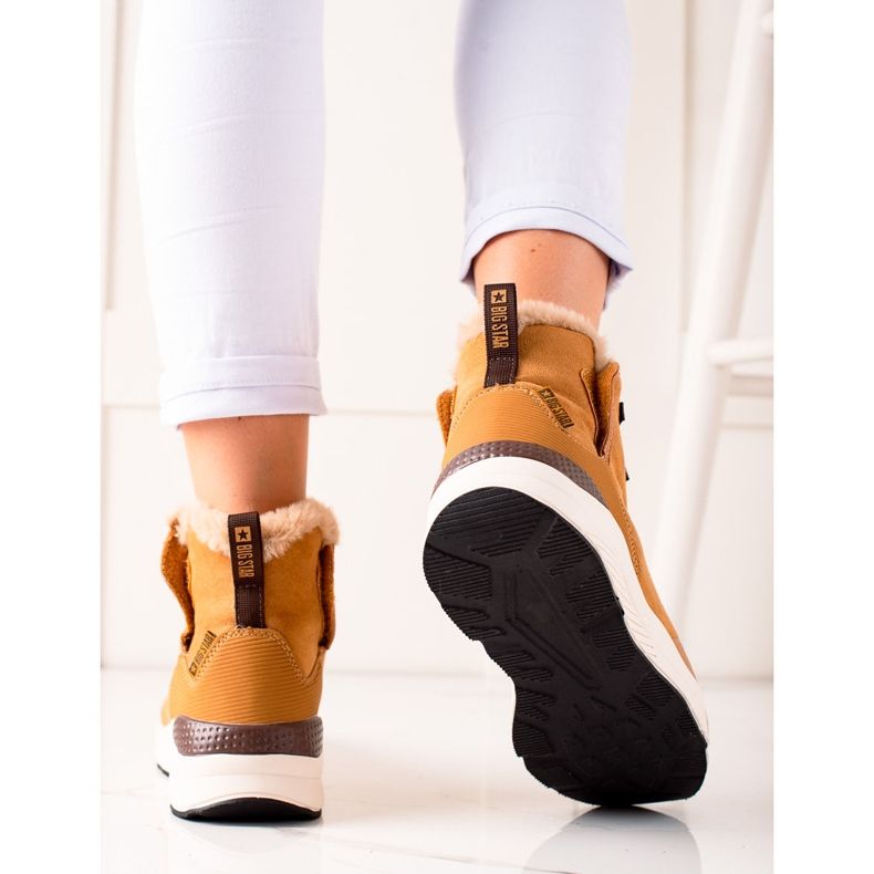 Női hócsizma Big Star II274262 barna sárga 1