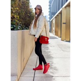 Magas szigetelésű cipők Big Star GG274028 Red piros 2