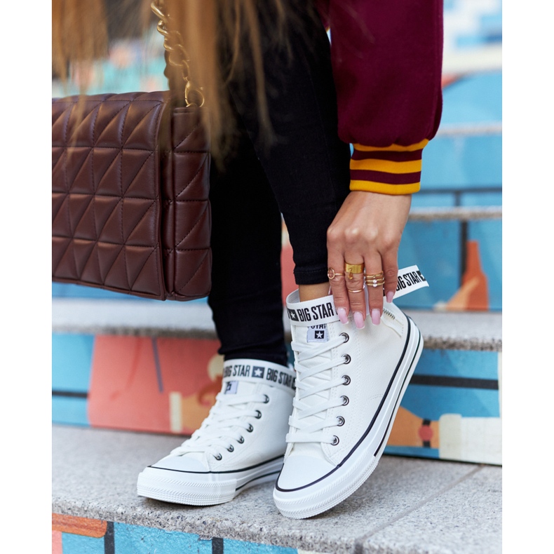 Magasszigetelésű cipők Big Star GG274027 Fehér 2