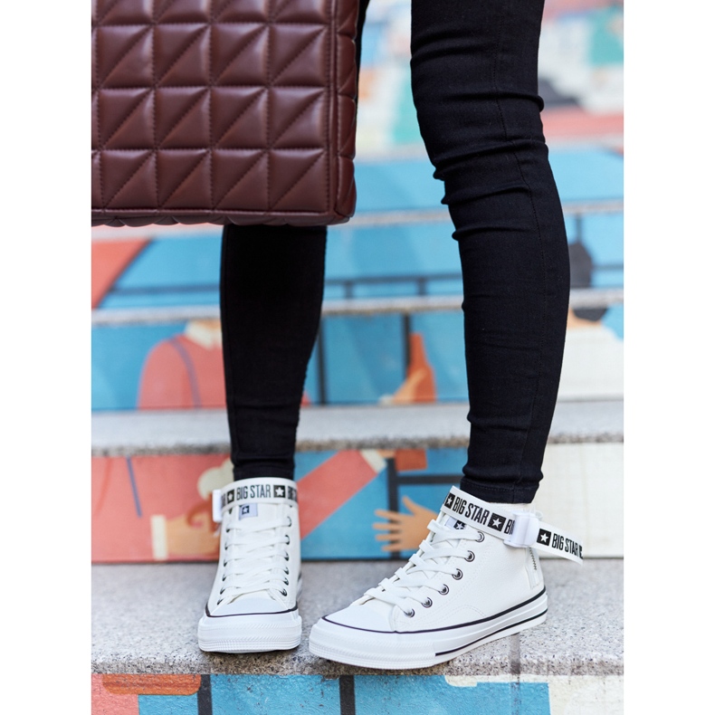 Magasszigetelésű cipők Big Star GG274027 Fehér 1