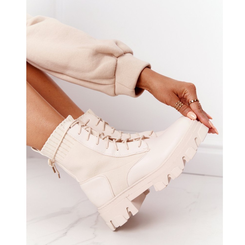 PS1 Női csizma Munkások Beige Megan bézs 5 PS1 Női csizma Munkások Beige Megan bézs 5