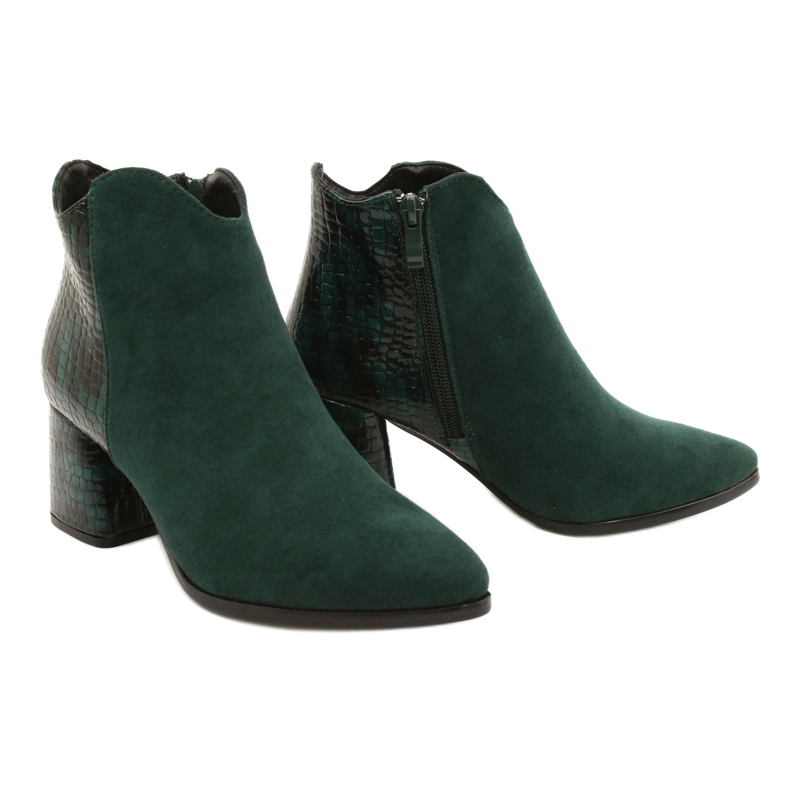 M.Daszyński Zöld velúr csizma MR2025-3 fekete 5 M.Daszyński Zöld velúr csizma MR2025-3 fekete 5