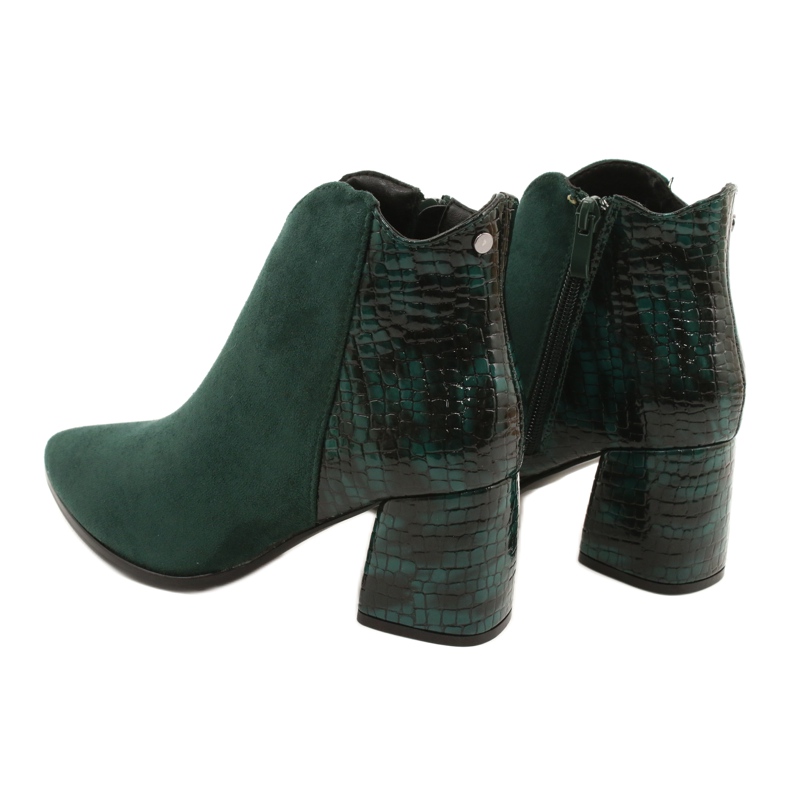 M.Daszyński Zöld velúr csizma MR2025-3 fekete 3 M.Daszyński Zöld velúr csizma MR2025-3 fekete 3