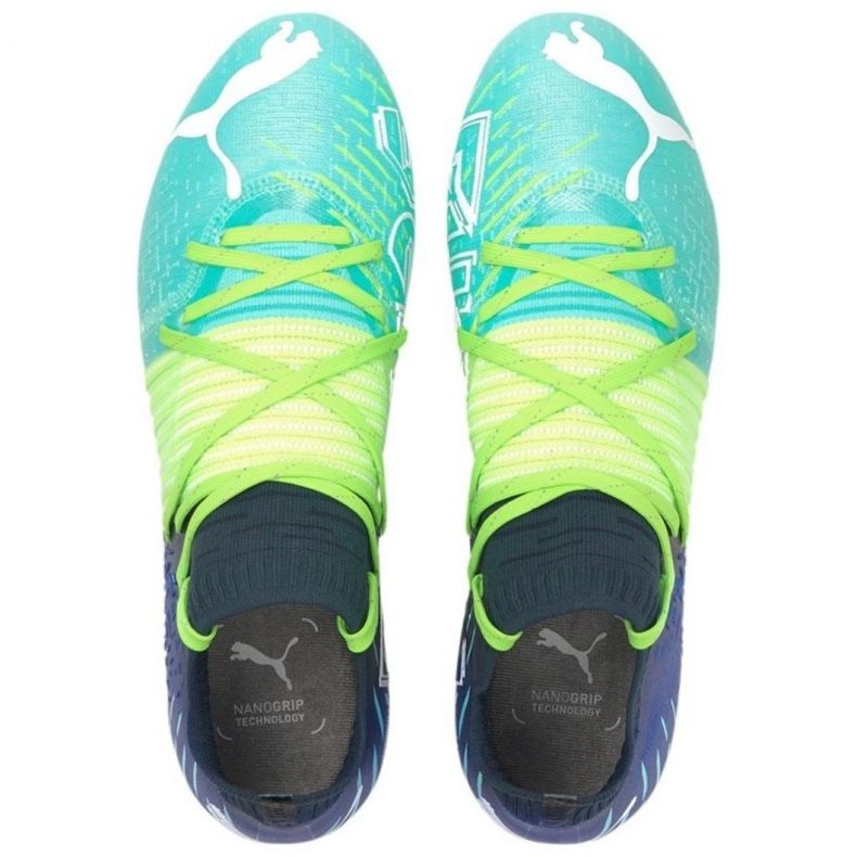 Futballcipő Puma Futura Z 1.2 Fg Ag M 106476 03 navy blue, sokszínű zöld 1