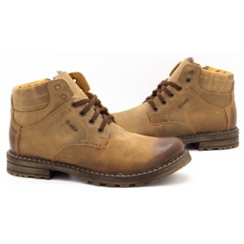 ABIS Meleg férfi cipő 197 barna 4